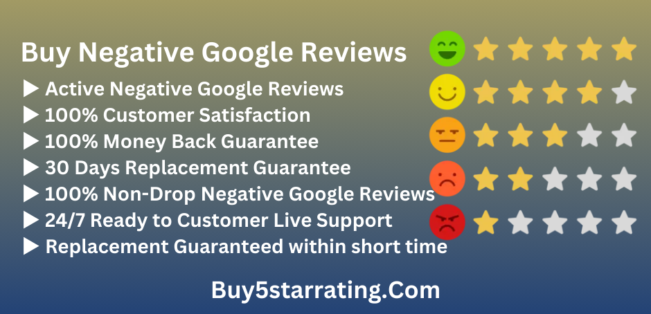 Buy Negative Google Reviews